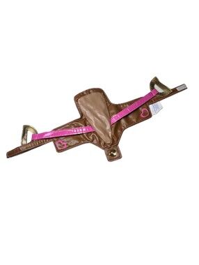 Build A Bear Workshop BaBW Pink & Brown Horse Saddle Stirrups